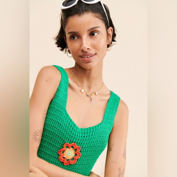 Greylin Taliah Crochet Knit Mini Dress - Picture 3 of 8